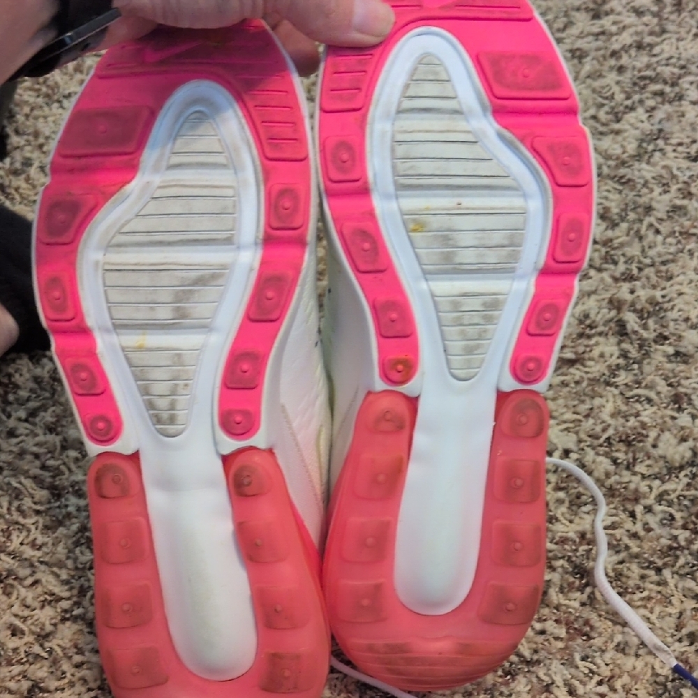 Nike White and Pink Athletic Shoes - Picture 3 of 8
